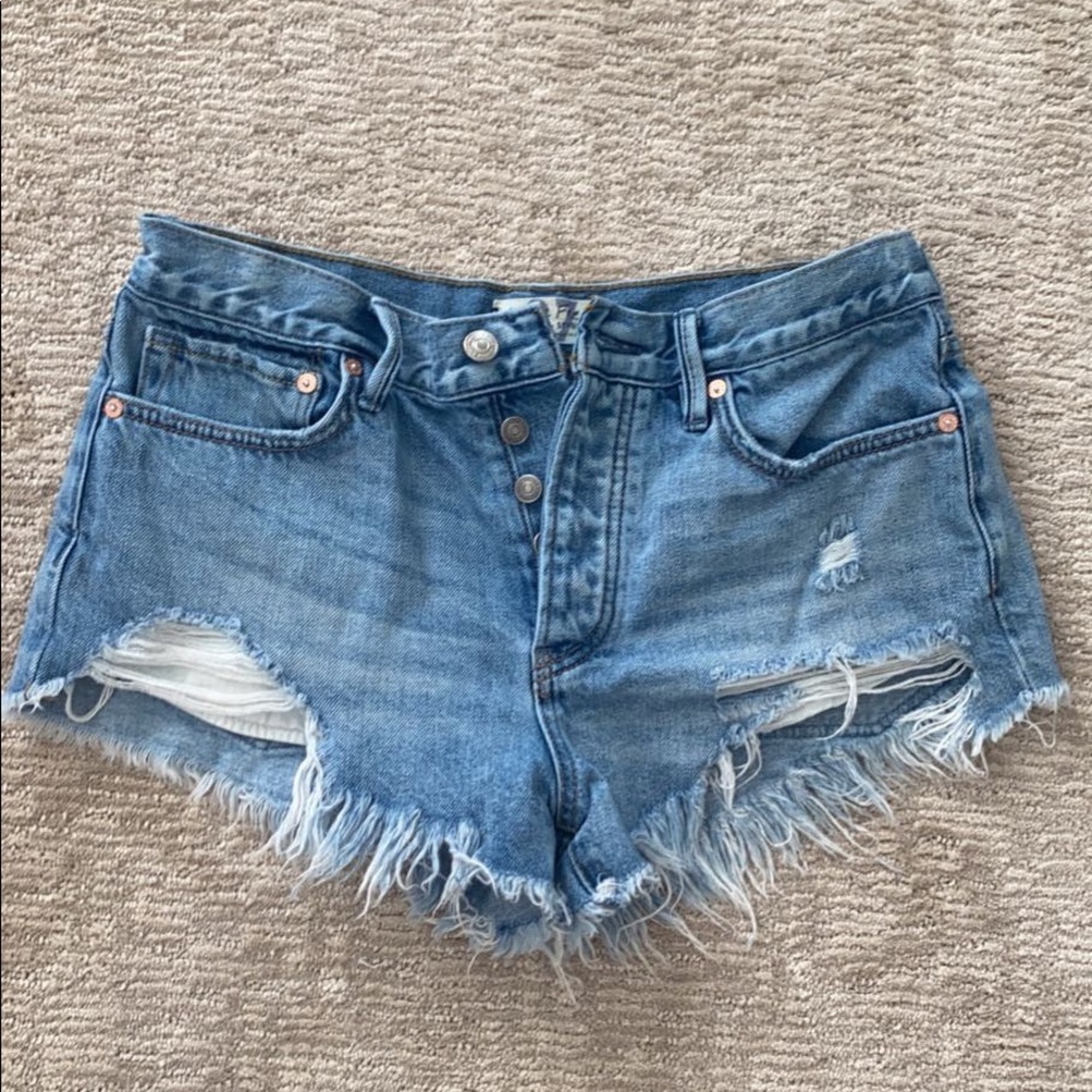 Free pekple denim shorts